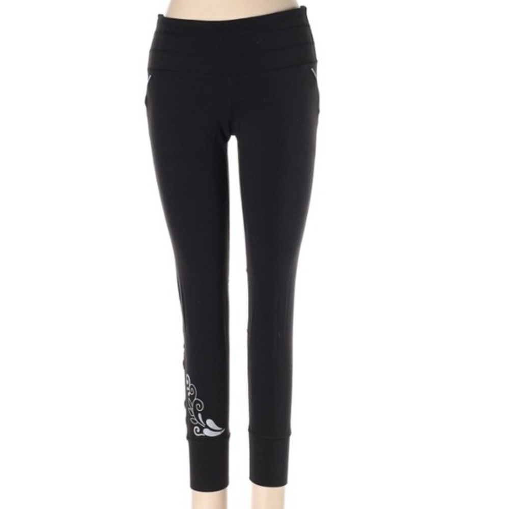 Athleta size S black athletic stretch leggings